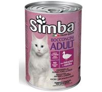 Simba Bocconcini in Salsa con Faraona e Anatra Lattina 415 g