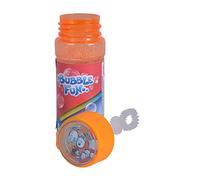 Simba Bubble Fun 107286011 - Bottiglia per bolle di sapone, 3 pezzi, disponibile solo un articolo, 60 ml, con gioco di pazienza nel coperchio, a partire dai 3 anni in su