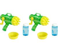 Simba - Bubble Fun Pistola Sparabolle 30ml, per bambini dai 3 anni, 14x12 cm, 107286169 (Confezione da 2)