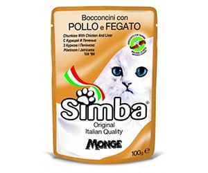 SIMBA BUSTE POLLO/FEGATO 100 GR