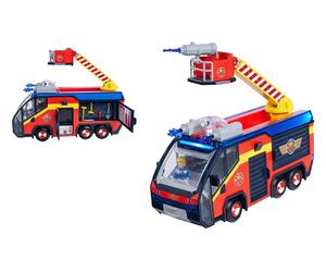 Simba Camion Jupiter con Sam luci e suoni (32cm) SAM IL POMPIERE 109252595038