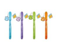 Simba Care Bears - Bacchette per bolle di sapone giganti, 150 ml, con ciondolo Care Bears in PVC, a scelta casuale tra 4 disegni, lunghezza 36 cm, dai 3 anni in su