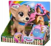 Simba Chi Love Pii Pii Puppy cane giocattolo interattivo con guinzaglio