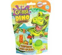 Simba- Glibbi Dino Surprise, Bomba Colori (Blu, Verde, Arancione) con Sorpresa, 1 su 6 Personaggi, 100 g, Divertimento per Il Bagno a Partire dai 3 Anni, 105953717