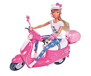 SIMBA.DICKIE.GROUP, Steffi Love A Bordo dello Scooter Hello Kitty - 109283010