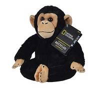Simba- Disney Nat Geo Scimpanzè, 6315870106, +0 mesi, materiale riciclato 90%, 25 cm