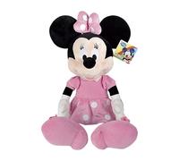 Simba - Disney Peluche Minnie, 6315874211, cm 120, con abito rosa, + 0 mesi