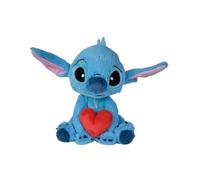 Simba - Disney Peluche Stitch che abbraccia un cuore, 25 cm, materiale morbido e piacevole, autentico prodotto ufficiale Disney, adatto fin dai primi mesi di vita (6315876995X12)