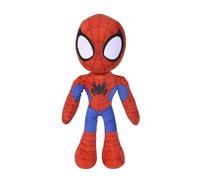 Simba - Disney Plush Marvel Spidey, 6315875810X12, +0 mesi, altezza 25 cm, in morbido tessuro, occhi che brillano al buio