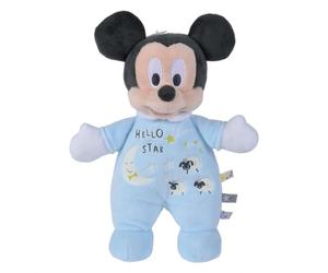 Simba - Disney Plush Originale Mickey Starry Night, 6315872502, +0 mesi, misura 25 cm, tutina che si illumina al buio, perfetto per la nanna