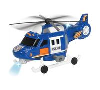 Simba Elicottero radiocomandato Polizia Luci e Suoni (18cm) DICKIE Blu 203302016