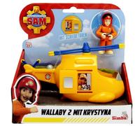 Simba Fireman Sam Junior Wallaby 2 Con Figura Krystina Giocattolo