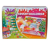 Simba Glibbi 105953614 - Calendario dell'Avvento, 24 sorprese, giocattolo per vasca da bagno, divertimento bomba da bagno, glibber, melma, palla da bagno, a partire dai 3 anni in su