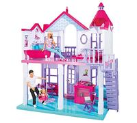 Simba - La Grande Casa di Steffi Love, Playset su Due Piani con Accessori, 4 stanze, 84 cm, 3 Anni, 104661996
