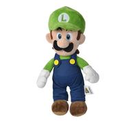Simba- Mario peluche Luigi, 109231011, 0 mesi, morbido personaggio del famoso gioco, adatto dai primi mesi di vita