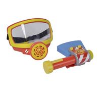 SIMBA Maschera per Ossigeno Sam Il Pompiere, Colore Rosso, Small, 109252476038