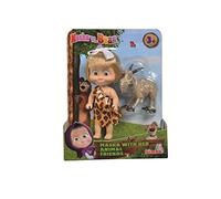 Simba And The Bear Masha 12 cm 4 soggetti con Amici Cuccioli, Multicolore, 10930