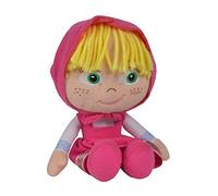 Simba Masha Bambola cm.25 in Pezza con Capelli di Lana, Colore Rosa, 109301065