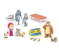 Simba - Masha e Michka - Mini universo Cofanetto - 7 figure + accessori - 109301048
