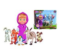 Masha 12 cm con 5 animali