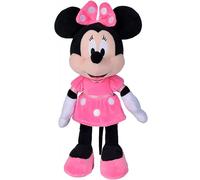 Simba - disney peluche minnie, cm 35, con abito fucsia, + 0 mesi