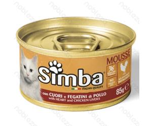 Simba monodose cuori e fegatini pollo 85G