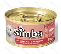Simba monodose salmone e gamberetti 85G