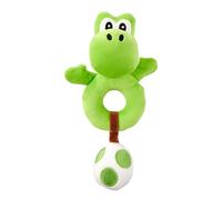 Simba My Mario Yoshi Greifling con sonaglio, 17 cm, giocattolo afferrabile con sonaglio, morbido Yoshi Baby Toy da afferrare e scoprire a partire da 0 mesi