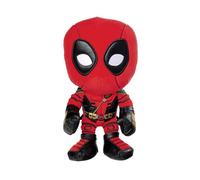 Simba - Peluche Deadpool - Design irriverente e fedele al personaggio - Morbido, decorativo e da collezione - Ottimo per i fan della Marvel - Da 0 mesi - Versione ufficiale Marvel (6315870456)