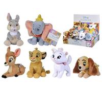 Simba - Peluche Disney Animal Friends 17 cm, 6 modelli disponibili, Dumbo, Bambi, Marie, Tamburo, Lady, unità casuale viene spedita, Adatto a tutte le età (6315876253)