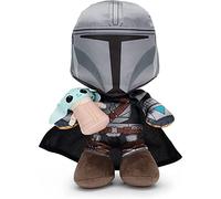 Peluche Simba Star Wars Mandalorian 30 cm. + The Child 7 cm.
