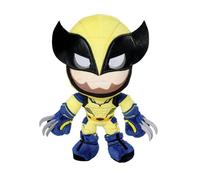Simba - Peluche Lobezno - Design classico con tuta giallo e blu - Ottimo per i fan degli X-Men - Morbido, decorativo e da collezione - Da 0 mesi - Versione ufficiale Marvel (6315870457)