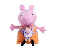 Simba - Peluche Peppa Pig Mamma con Evi, dimensioni 33 cm, +0 mesi, 109261502