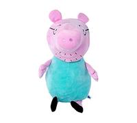 Simba- Peppa Pig Plüsch Papa Wutz, 37cm Peluche, 37 cm, Colore Bianco/Beige, 0, 4006592057664