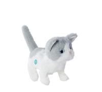 Simba PetZoo Kitty, Giocattolo per Animali Domestici, con Suono, corre e oscilla con la Coda, Try Me, 19 cm, dai 3 Anni in su
