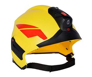 Simba Rosenbauer 108101000 - Casco per i vigili del fuoco per bambini, con lampada rimovibile, taglia regolabile, per ragazzi e ragazze dai 3 anni in su