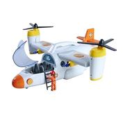 SIMBA SAM IL POMPIERE AEREO DI SOCCORSO CM 42, CON FUNZIONE LANCIATORE, CON LUCI E SUONI, VERRICELLO, PORTELLONE