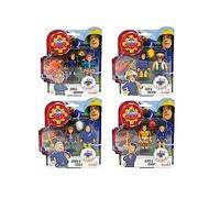 Simba - Sam Il Pompiere, Set 2 Personaggicm 7,5, 109251043038, + 3 Anni, con Accessori