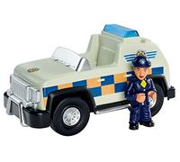 Simba - Sam le Pompier - Mini 4 x 4 Police - Veicolo 17 cm - Statuetta rosa inclusa - 109252508038