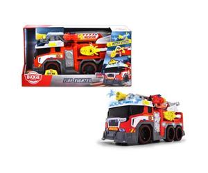 Simba SBA203307000 Dickie - Camion Pompieri 38 cm Luci e Suoni, Funzione Spruzza