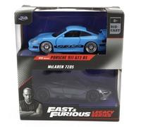 Simba SBA253202012 Fast & Furious - Twin Pack Scala 1:32 Porsche 911 GT3 RS e Mc