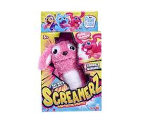 Simba- ScreamerZ Coniglietto Rosa, 10595332, +5 annni, con 3 suoni diversi, agitalo e scuotilo, morbida pelliccia