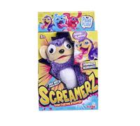Simba- ScreamerZ Scimmietta Viola, 10595333, +5 anni, con 3 suoni diversi, agitalo e scuotilo, morbida pelliccia