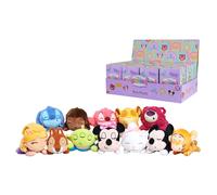 Disney Snuglets Blindbox - Peluche da collezione in scatola a sorpresa, 1 di 12 personaggi, selezione casuale, mini peluche per bambini e fan