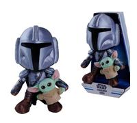 Simba - Star Wars The Mandalorian Personaggio 25 cm con Mini Grogu - Action Figure Dettagliata, Modello 6315870724, +0 mesi