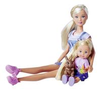 SIMBA - Steffi Love - Famiglia di conigli + Evi love - Bambola di moda