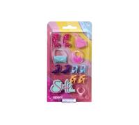 Simba Steffi Love Fashion Set di accessori moda per bambole spogliatoio 12 pezzi con scarpe, borsette e catene per bambole da 29 cm a partire dai 3 anni