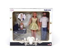 Simba - Steffi Love Inglesina Famiglia con Carrozzina, 105733283, + 3 Anni, con Steffi, Kevin e Bebè