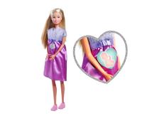 Simba Steffi Love Welcome Baby 29cm - Steffi Incinta con Bambino, Set di 12 accessori per giochi di ruolo, Bambola di moda con Bambola 4 cm, Giocattoli per bambini dai 3 anni in su