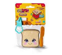 Simba Toastiez Gootastic Toastiez 6 strati assortiti, viene fornito solo un articolo, toast con rivestimento in muco, in morbido PVC schiacciabile, in sacchetto decorativo per il pane, 8 cm, a partire